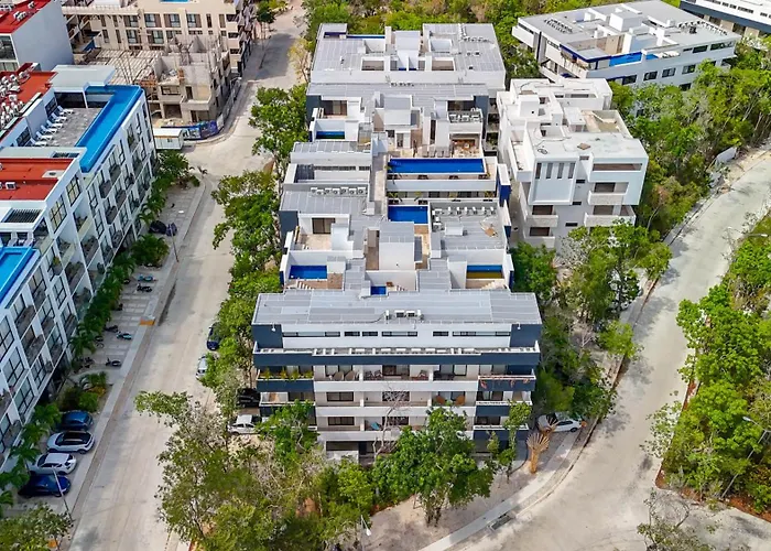 Сasa de vacaciones 1 Bd With Balcony Gym Pool View Tulum